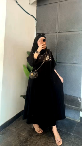 Gamis lebaran 2024 Vanilla/Aldinar/ Wilona/ Felika/ Syehan/ Syakira/ Adelia/ Amina/ Aleva/ Gwens/ Maritsa/ Viva/ Nurka