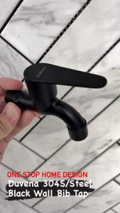 🌈DUVENA🌈 MATTE BLACK WALL BIB TAP