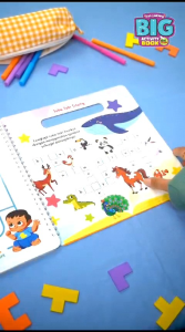 Family Fun Learning BIG Activity Book Wipe And Clean VisiMandiri