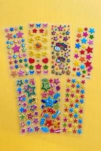 Stars Sticker Puffy Stars 3D Stars Cute Stars Sticker SG Seller Colorful Stars Encouragement Design Art Craft mygiftskingdom