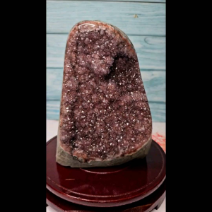 CrystaLuver PVE 8 Natural Amethyst Crystal Geode.