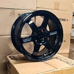 New Sport Rim 15inch TE37 15X7JJ 4H100 Glass Black