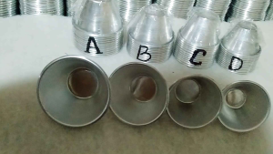 12Pcs Cetakan bolu kukus tipe tinggi TDK bolong