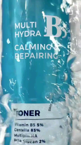 Nước hoa hồng Pretty Skin Multi Hydra B5 Calming & Repairing Toner 205ml