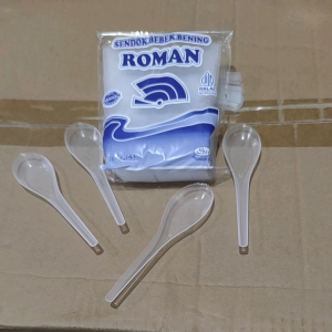 Sendok Bebek Bening Roman isi 50 pcs