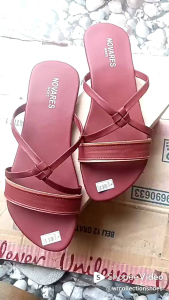 Sandal Wanita Santai Murah Flatshoes Kokop Teplek Ns4213