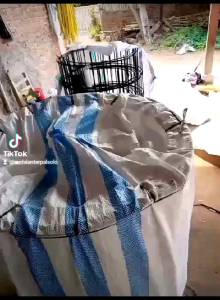 Kolam Terpal Bulat Fullset Ukuran Diameter 1.5 Meter Tinggi 1 Meter