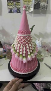 กรวยคลุมพานขันหมาก และอื่นๆ ขนาด 8 นิ้ว เลือกสีได้จ้า ทักแชทเลยน้าา