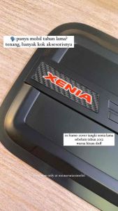 K01 Cover Tangki Bensin Xenia Lama sebelum 2012 hitam doff