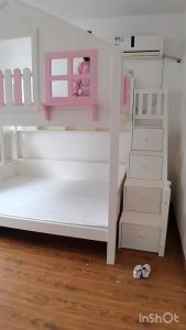 LXFSF S001 Nordic Style Luxury TREE HOUSE  BED With Multiple OPTIONS Could Mix & Match !! SOLID WOOD NEW ARRIVAL. This item is available in BUNK BED or LOFT BED. Available in the bed only or in the SET. Material: SOLID WOOD