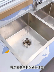 Rak Wastafel Organizer Sabun Tempat Pengering Spons Gantung dengan Saringan Sampah Flexible