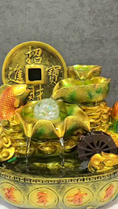 น้ำพุตั้งโต๊ะปลามงคลสินค้าพร้อมส่ง