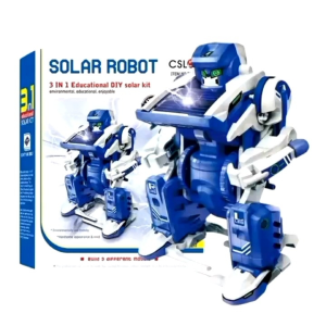 Solar Robot Toys Mainan Robot Mainan Mobil Offroad Polisi Mainan Kereta Api bisa jalan - Mainan Edukasi bongkar pasang - Solar Panel toy - Mainan tenaga matahari