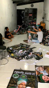 (90×60cm) Bendera Majlis Sholawat NU Mahage Syachermania azzahir