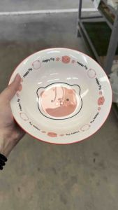 APPN (1ชุดได้2ใบ มีคลิปรีวิว) ชาม ชามข้าว ชามกินข้าว ชามใส่อาหาร ชามกับข้าว ชามใส่แกง ชามใส่ขนม ชามใส่เค้ก วัสดุเซรามิก ผิวเงา ลายสวย ไซส์มาตรฐาน 8“ ตกแต่งบ้าน ร้านอาหาร คาเฟ่ ภัตตาคาร บาร์ โรงแรม สินค้าพร้อมจัดส่ง (1216191217)