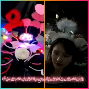 BANDO MALAIKAT | BANDO PERI | ANGEL HEADBAND | BANDANA MALAIKAT | BANDO NATAL | BANDO PESTA | BANDO BULU HALUS | BANDO ANAK & DEWASA | ANGEL HEADBAND - 1PCS | HBA-7860