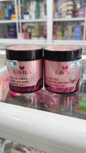 Sữa Tắm & Tẩy Tế Bào Chết 2in1 LAVILA 200g ( Cà Phê Hữu Cơ & Muối Khoáng )