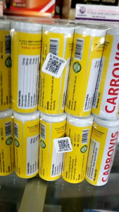 Viên tiêu thực CARBOVIS Đại Y Tub 15 viên giúp hỗ trợ tiêu hóa