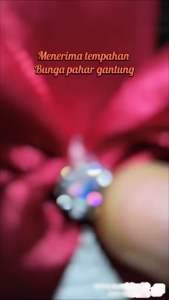 Bunga telur bunga pahar gantung simple bajet murah