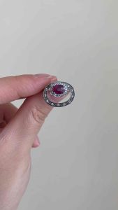 s925 Silver Ruby Ring