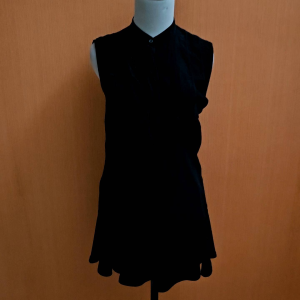 atasan wanita hitam COUNTRY ROAD cewek S M kutung MEWAH cute santai dada rempel