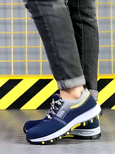 Sepatu Safety Boots S-001 Pria Cowok Touring Tracking Ujung Besi Kerja Proyek Olahraga