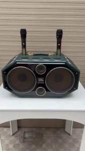 LOA KARAOKE XÁCH TAY SIÊU KHỦNG 22 ĐƯỜNG TIẾNG BASS 25CM THÙNG GỖ BỌC DA KẾT NỐI BLUETOOTH TẶNG KÈM 2 MICRO CAO CẤP