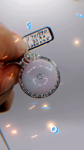 ❤️"A"Grade Beautiful "Ziluolan 紫罗兰" Burmese Jade Pendant  ❤️ Season Offer New Arrival  ❤️100% Brand new "A" grade Burmese jade pendants S925 sterling silver framed high grade beautiful light purplish colour clean and clear body high translucency zirconia