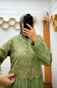 MAXY DRESS LEBARAN LAKSMII BRUKAT MEWAH