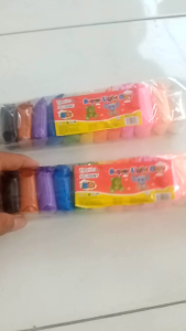 Mainan Anak Magic Clay Mainan Edukasi Soft Polimer Isi 12 pcs