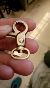 AKSESORIS KAIT TALI TAS RING 15 CM POLES: GANTUNGAN KUNCI UNTUK PAKAIAN ANDA