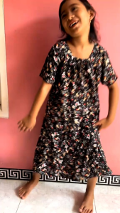 dress daster anak perempuan rayon viscos premium kekinian umur 7-10 tahun
