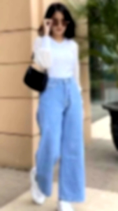 Kulot mozza jeans wanita // Highwaist kulot jeans wanita