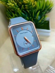 Bisa COD & Tanggal Aktif (Detik Bawah Aktif) Jam Tangan Wanita Rubber Hush Puppies