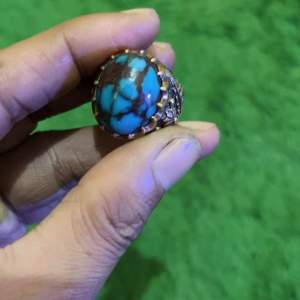 Natural Alami Pirus Mesir Biru Royal