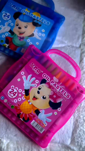 Crayon Tas 24 Warna/Krayon 24 Warna/Crayon Oil Pastel/Crayon Murah/Krayon Murah