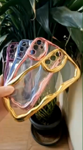 Casing Bumper Wave Infinix Smart 6 / Smart 7 / Hot 30 / Hot 30i - Casing Gliter