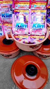 promo 24 kantong soKlin liquid jumbo sashet 40ml kemasan baru sabun cuci pakaian liquid set paket hemat+ wadah