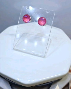 [D.T.C Crystals] Swarovski Lotus Pink Delite Earstuds