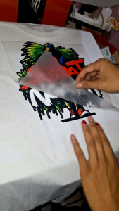 Kaos katun viral sobat ngarit putih