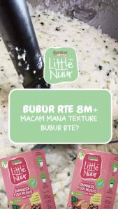 LITTLE NUUR | BABY FOOD MAKANAN BAYI READY TO EAT PORIDGE TRAVEL FRIENDLY - JAPANESE FISH MUSHI