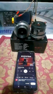 1 SET ROUND METAL TWEETER BULLET TYPE 400W