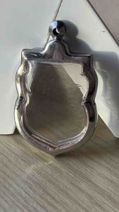 กรอบพระ ทรงเสมา สแตนเลสแกะสลักแบบเรียบและลายไทย กรอบพระเครื่อง กรอบพระสำเร็จ ตลับพระ