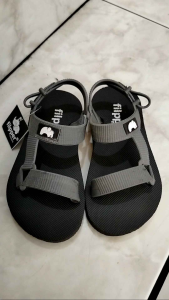 sandal anak fillper sol hitam cowok cewek 21/30