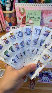 Cuộn sticker 500 tem nhiều mẫu xinh