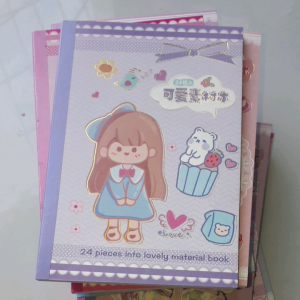 Một tập hình dán 24 tờ kích thước 100mm×148mm có nhiều hình rất đẹp