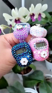 [Sakura tasbih] Tasbih digital Custom NAMA daily non LED - tombol bunga