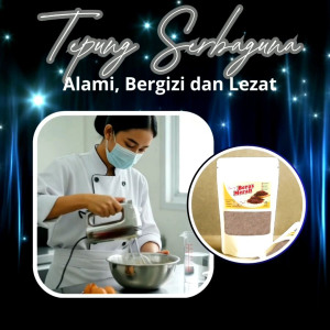 tepung beras merah/beras merah/tepung beras/red rice flour. 500 gr