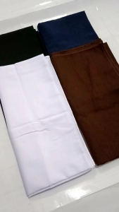 Jilbab Hijab Kerudung Sekolah Segi Empat Polos Bahan Katun Ero Neci