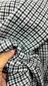 Kain Celana Kotak Wool Italian & Bahan Jas Jubah Kotak Wool (Harga Per 05 Meter)
